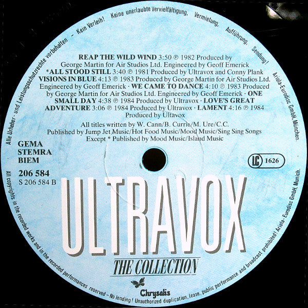 Ultravox : The Collection (LP, Comp)