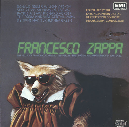 Frank Zappa : Francesco Zappa (LP, Album, DMM)