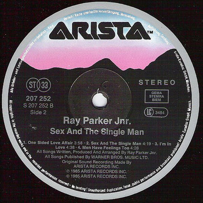 Ray Parker Jr. : Sex And The Single Man (LP, Album)