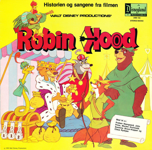 Unknown Artist : Historien Og Sangene Fra Filmen Robin Hood (LP, Mono)