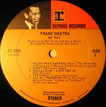 Frank Sinatra : My Way (LP, Album, RP)