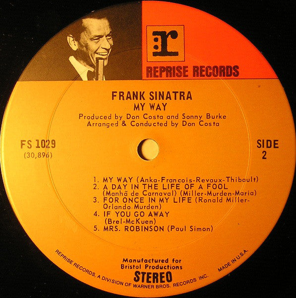 Frank Sinatra : My Way (LP, Album, RP)