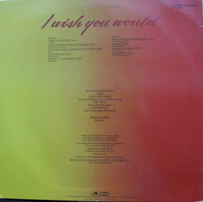 Jack-Knife (2) : I Wish You Would (LP, Album)