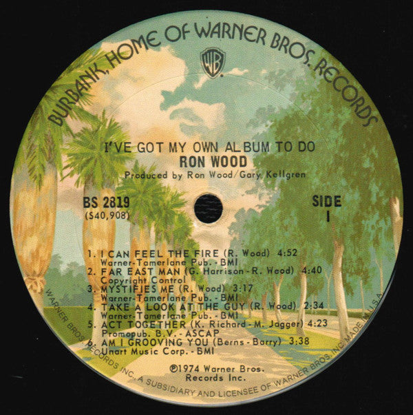 Ron Wood : I've Got My Own Album To Do (LP, Album, San)