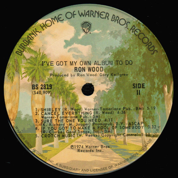 Ron Wood : I've Got My Own Album To Do (LP, Album, San)