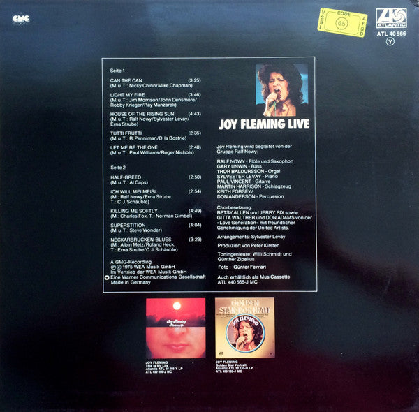 Joy Fleming : Live (LP, Album, RP)