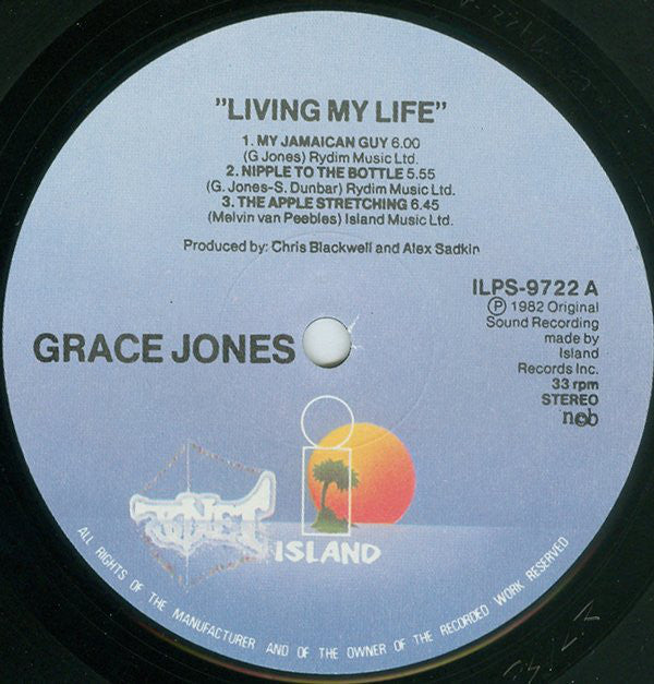 Grace Jones : Living My Life (LP, Album)