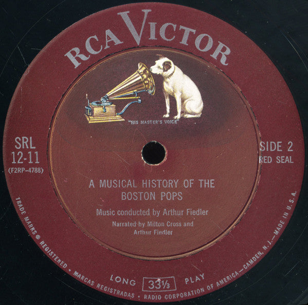 Karl Muck, Serge Koussevitzky, Charles Munch And Arthur Fiedler : 75th Anniversary A Musical History Of The Boston Symphony And Boston Pops (LP, Comp)
