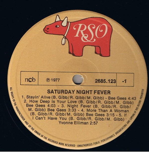 Various : Saturday Night Fever (The Original Movie Sound Track) (2xLP, Album, Comp)