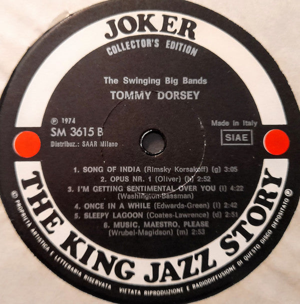 Tommy Dorsey : The Swinging Big Bands (1937/1946) (LP, Comp)