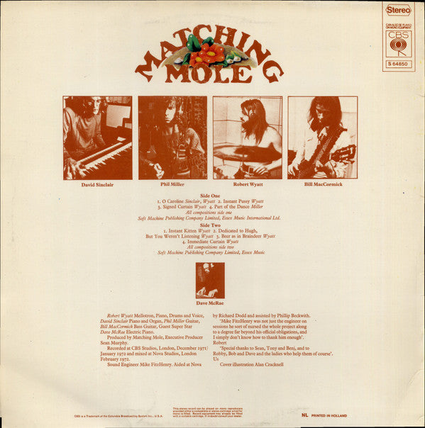 Matching Mole : Matching Mole (LP, Album)