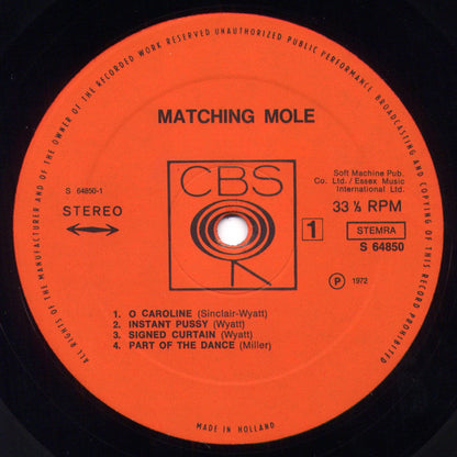 Matching Mole : Matching Mole (LP, Album)