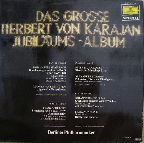 Herbert Von Karajan : Das Grosse Herbert Von Karajan Jubiläums-Album (2xLP, Comp, S/Edition, Gat)