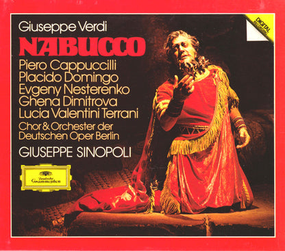 Giuseppe Verdi - Piero Cappuccilli, Placido Domingo, Evgeny Nesterenko, Ghena Dimitrova, Lucia Valentini Terrani, Chor der Deutschen Oper Berlin & Orchester Der Deutschen Oper Berlin, Giuseppe Sinopoli : Nabucco (2xCD, Album + Box)