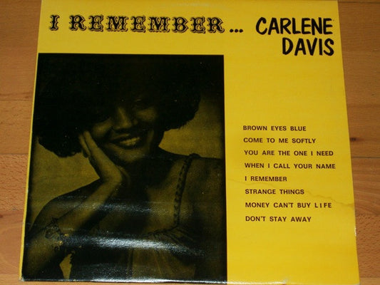 Carlene Davis : I Remember (LP, Album)