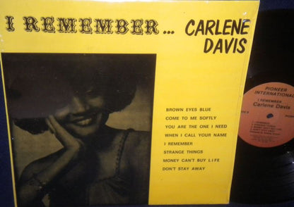 Carlene Davis : I Remember (LP, Album)