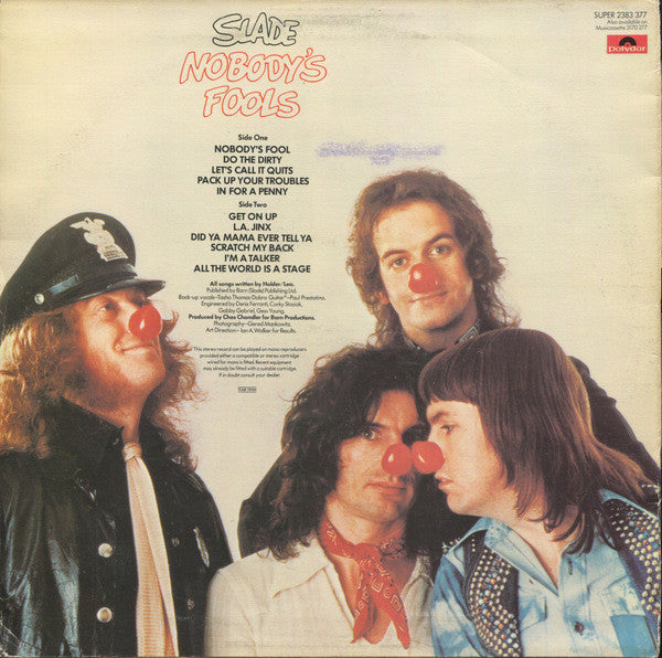 Slade : Nobody's Fools (LP, Album)