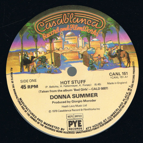 Donna Summer : Hot Stuff (12", Single)