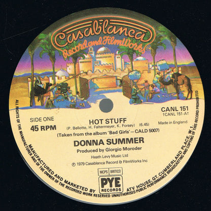 Donna Summer : Hot Stuff (12", Single)