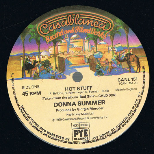 Donna Summer : Hot Stuff (12", Single)