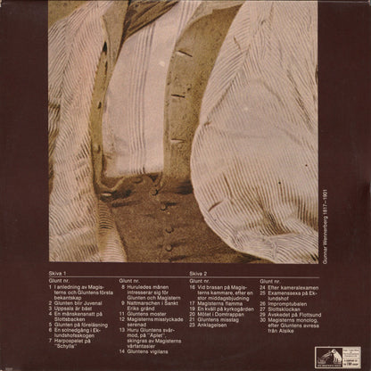 Gunnar Wennerberg, Ingvar Wixell, Erik Saedén : Gluntarne (2xLP, Comp, RE)