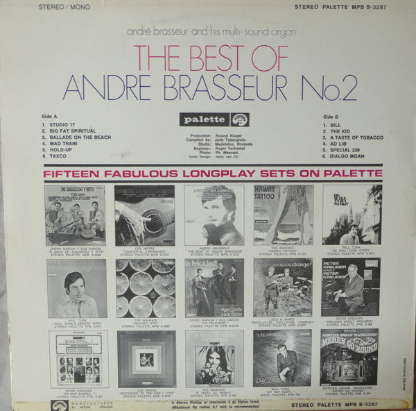 André Brasseur : The Best Of Andre Brasseur No. 2 (LP, Comp)