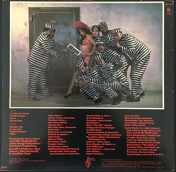 Fat Larry's Band : Breakin' Out (LP, Album)