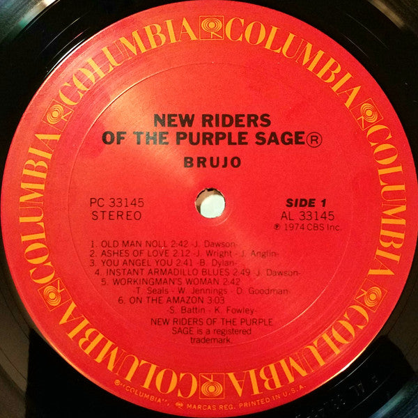 New Riders Of The Purple Sage : Brujo (LP, Album, San)