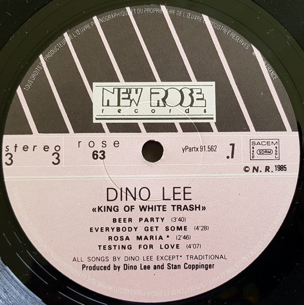 Dino Lee : The King Of White Trash (LP, Album)