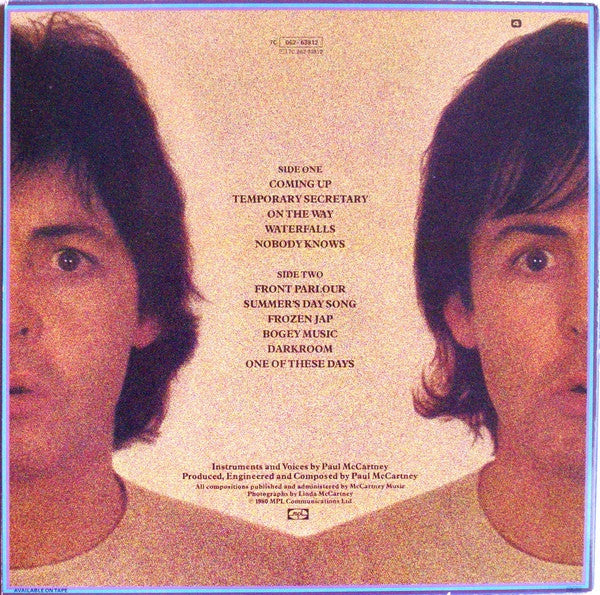 Paul McCartney : McCartney II (LP, Album)