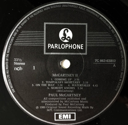 Paul McCartney : McCartney II (LP, Album)