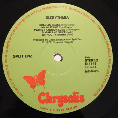 Split Enz : Dizrythmia (LP, Album)