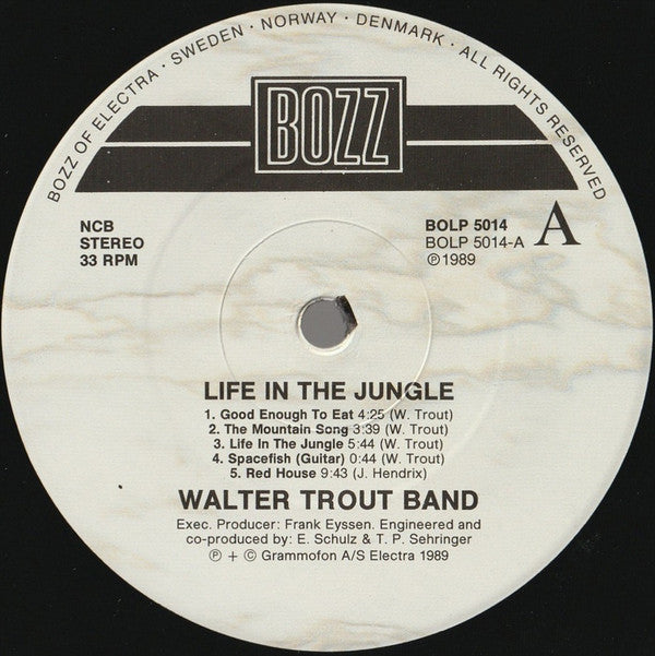 Walter Trout Band : Life In The Jungle (LP, Album)