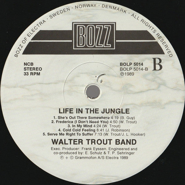 Walter Trout Band : Life In The Jungle (LP, Album)