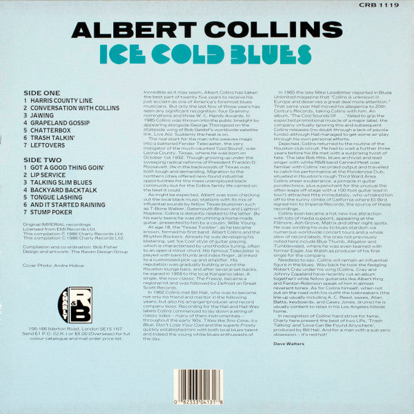 Albert Collins : Ice Cold Blues (LP, Album, Comp)