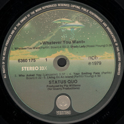 Status Quo : Whatever You Want (LP, Album)