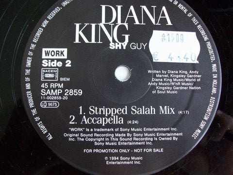 Diana King : Shy Guy (12", Maxi, Promo)