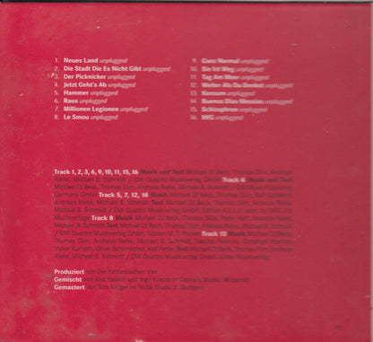 Die Fantastischen Vier : Unplugged (CD, Album, Dig)