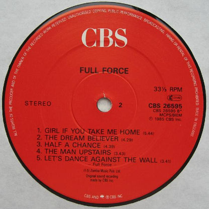 Full Force : Full Force (LP, Album, Red)