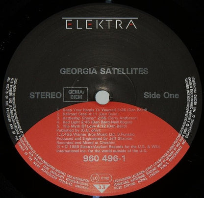 The Georgia Satellites : Georgia Satellites (LP, Album)