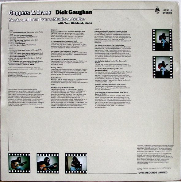 Dick Gaughan : Coppers & Brass (LP, Album)