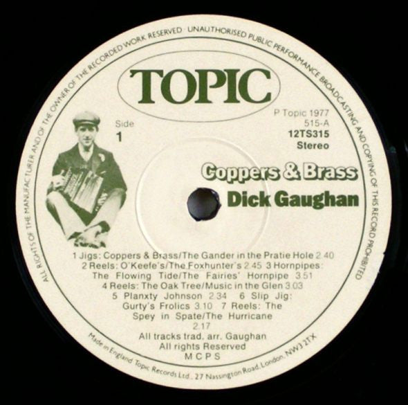 Dick Gaughan : Coppers & Brass (LP, Album)
