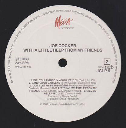 Joe Cocker : With A Little Help From My Friends (LP, Album, RE)