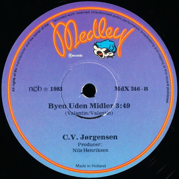 Sebastian (5) / C. V. Jørgensen : 80'ernes Boheme / Byen Uden Midler (12")