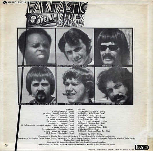 Third Avenue Blues Band : Fantastic (LP, Album)