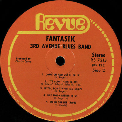 Third Avenue Blues Band : Fantastic (LP, Album)