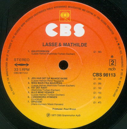 Lasse & Mathilde : Lasse & Mathilde (LP, Album)