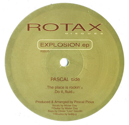 Teddy G / Pascal Rioux : Explosion EP (12", EP)