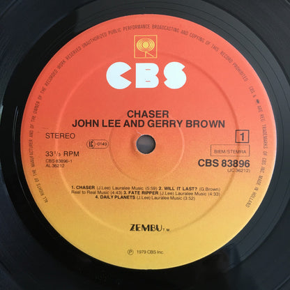 John Lee (3) & Gerry Brown : Chaser (LP, Album)