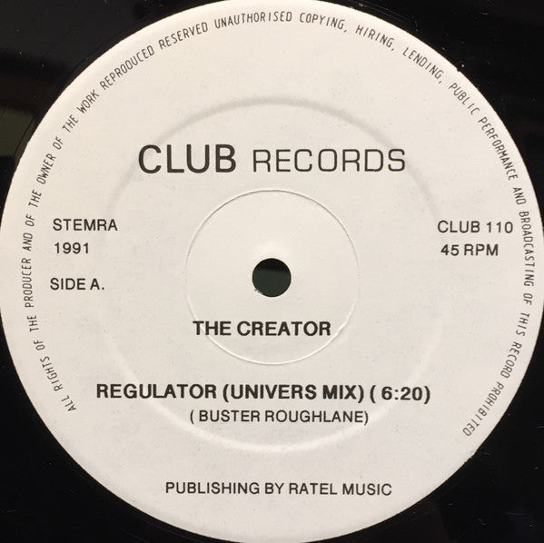 Creator : Regulator (12")